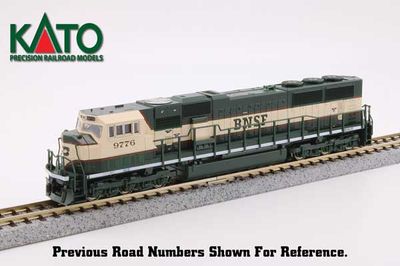 KAT1766313, Kato USA - EMD SD70MAC w/Cab Headlight - Standard DC - N scale