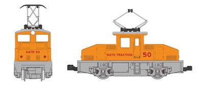 KAT10504US, Kato USA - 2-Axle Steeple Cab Electric - Standard DC - Pocket Line - N scale