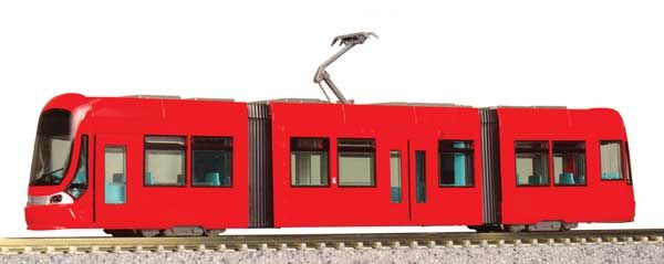 KAT148052, Kato USA - Mightram Modern Articulated Streetcar Light Rail Vehicle - Satandard DC - N scale