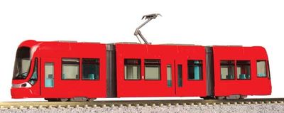 KAT148052, Kato USA - Mightram Modern Articulated Streetcar Light Rail Vehicle - Satandard DC - N scale