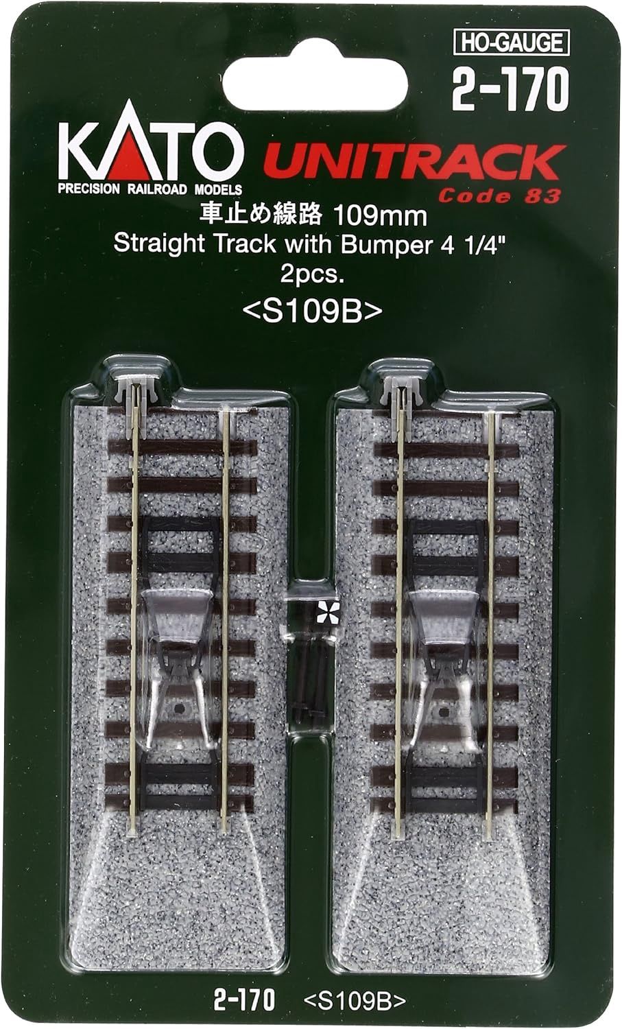 KAT2170, Kato USA - Straight Track - Unitrack - HO scale