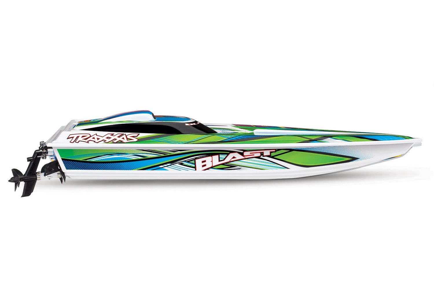 38104-8, Traxxas Blast 24" High Performance RTR Race Boat, Color: Green
