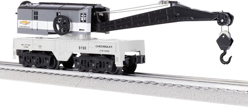 LNL2428190, Lionel Chevy O Gauge Model Train Crane Car