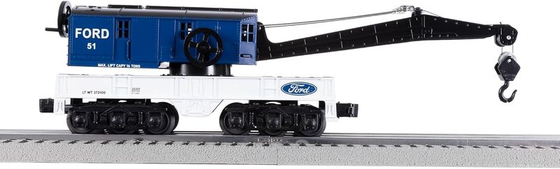 LNL2428200, Lionel Ford O Gauge Model Train Crane Car