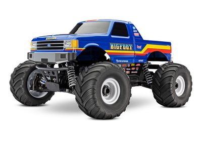 67134-4-BLUE, Traxxas Bigfoot BL-2s 1/10 RTR 4WD Brushless Monster Truck