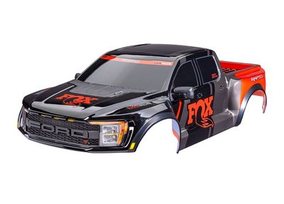 Traxxas Body, Ford Raptor R, complete (FoxÔøΩ) (includes grille, tailgate trim, side mirrors, decals, &amp; clipless mounting) (requires #10124 &amp; 10125 body mounts)