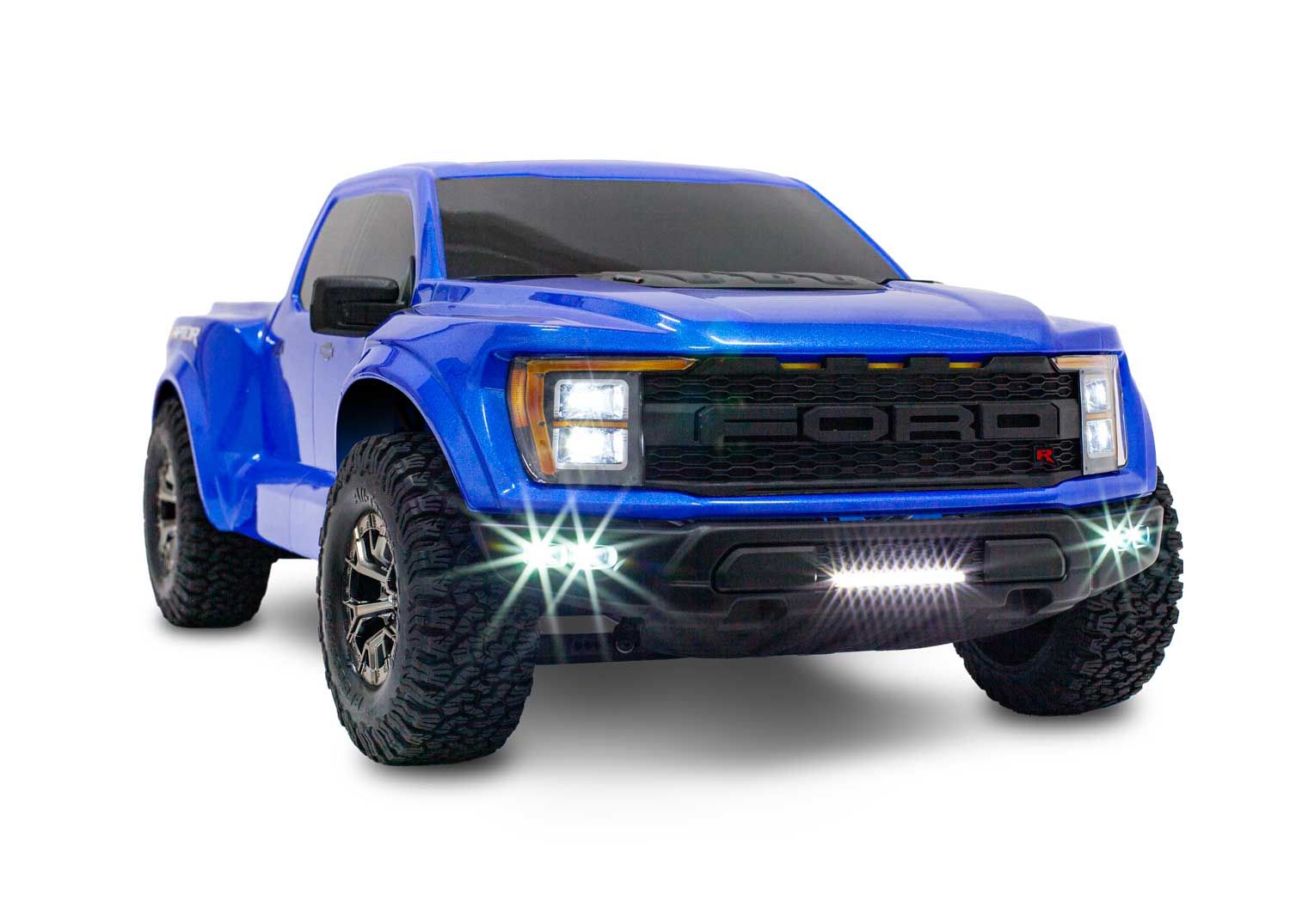 Traxxas LED light set, Ford Raptor R (contains front bumper with LED light bar and headlights harness) (fits #10111 series bodies)