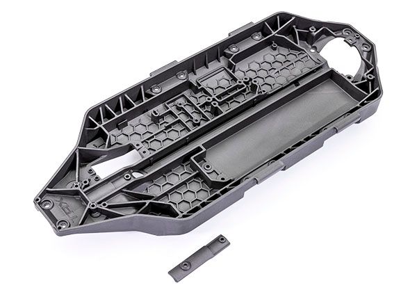 Traxxas Chassis/ adapter, center driveshaft cover