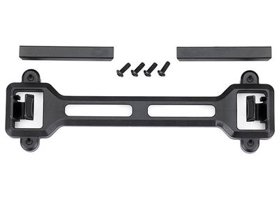 Traxxas Latch, body mount, rear/ rear latch mount (2)/ 3x8mm BCS (4)ÔøΩ(for clipless body mounting) (attaches to #10111 body)