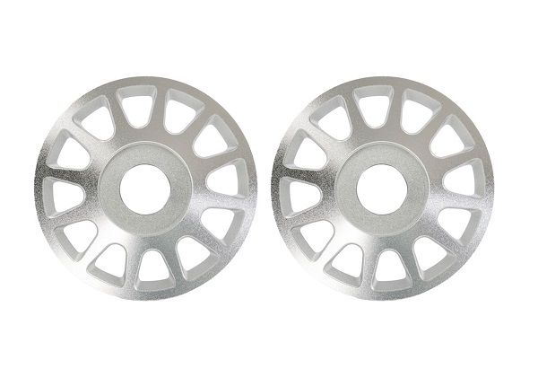 Traxxas Wheel centers, Method Race WheelsÔøΩ 703 Beadlock (6061-T6 aluminum, silver-anodized)/ 2.5x10mm CS (12) (beadlock rings sold separately) (2)
