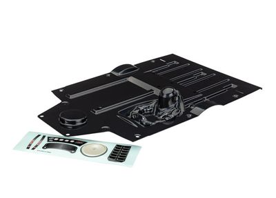 Traxxas Interior, SlashÔøΩ Modified, black (painted)/ decal sheet