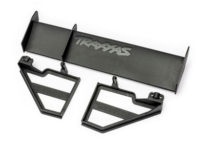 Traxxas Wing, Slash Late Model/ mounts (left &amp; right)
