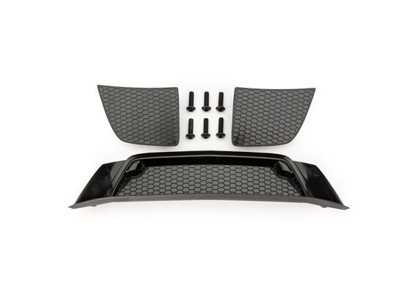 Traxxas Hood vents (left &amp; right)/ front grille/ 3x10mm BCS (6) (fits #10511 body)
