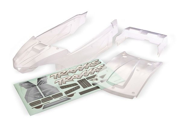 TRA10911, Traxxas Body, Funco Pro Scale Sand Car (clear, requires painting)/ decal sheet (requires #10912 body cage &amp; #10914 interior for complete assembly)