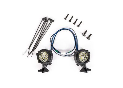 TRA10917, Traxxas Funco LED Light Pods (left &amp; right)/ mounting hardware