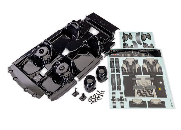 Traxxas Interior, body/ interior accessories/ mounting hardware (attaches to #10911 body)