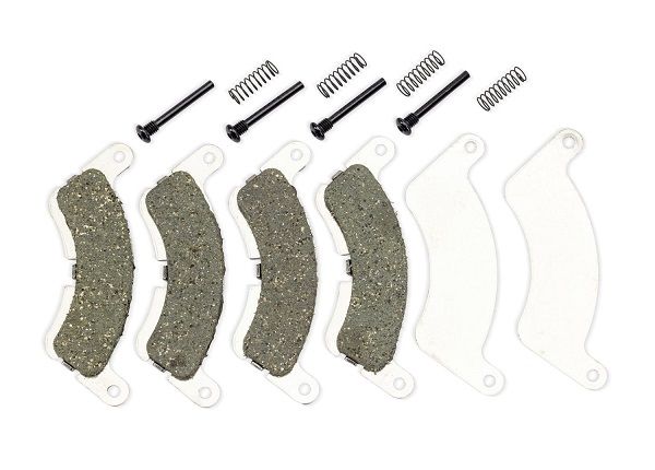 TRA10956, Traxxas Funco Sand Car Brake pads/ return spring, front/ 3x20mm screw pins (4)