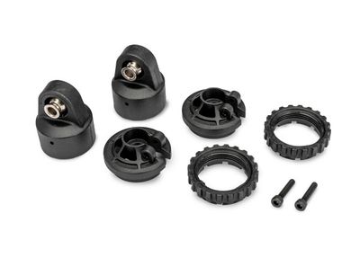 Traxxas Shock caps, GT-MaxxÔøΩ shocks (for 4mm pins)/ spring perch/ adjusters/ 2.5x14 CS (2) (for 2 shocks)