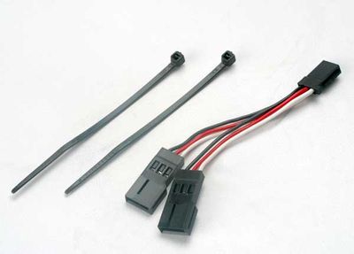 TRA2046, Traxxas Servo connector, Y adapter (for dual-servo steering)