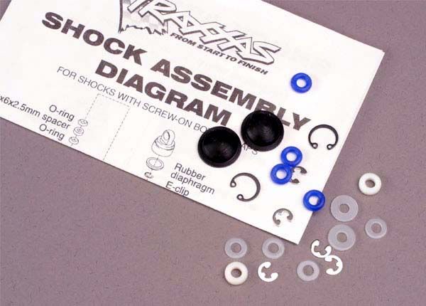 TRA2362, Traxxas Shock rebuild kit (for 2 shocks)