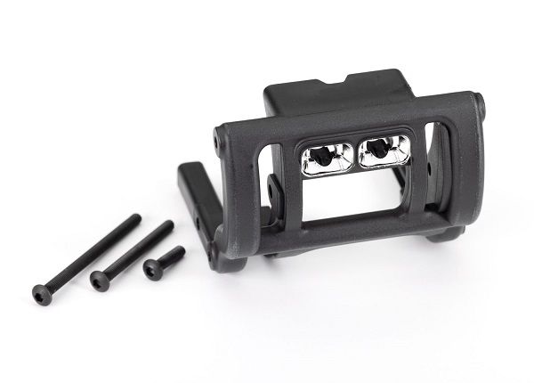 Traxxas Wheelie bar mount/ 3x40 BCS (1)/ 3x30 BCS (1)/ 3x12 BCS (1) (for LED light kit installation)