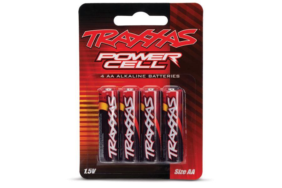 TRA2914, Traxxas Power Cell AA Alkaline Batteries (4)