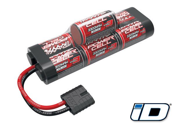 Traxxas 3300mAh 8.4V 7-cell hump NiMH Battery, Series 3 Power Cell