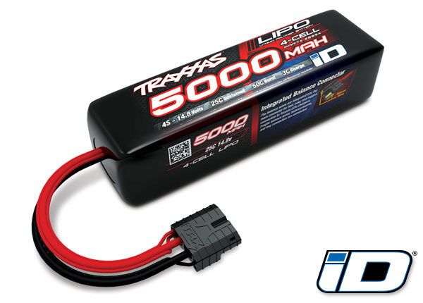 TRA2889X, Traxxas 4S 25C LiPo Battery (14.8V/5000mAh)