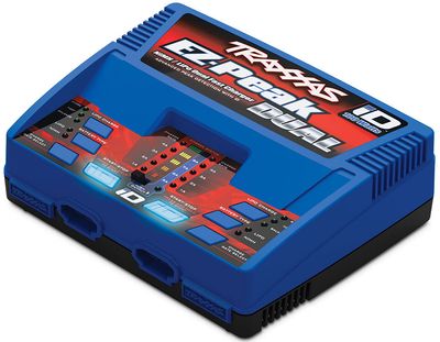 TRA2972, Traxxas EZ-Peak Dual Multi-Chemistry Battery Charger w/Auto iD (3S/8A/100W)
