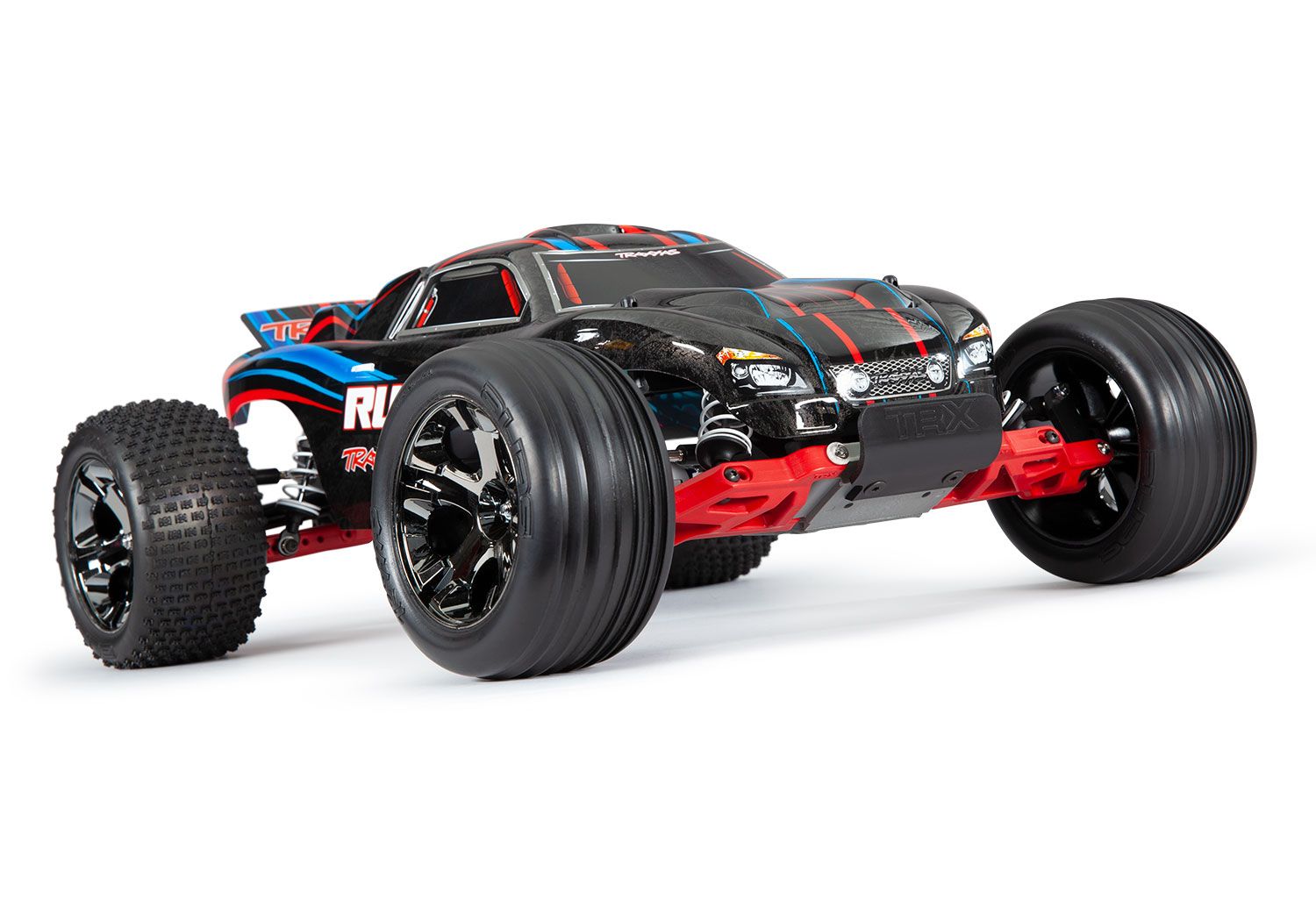 TRA3631R, Traxxas Suspension arms, red, front, heavy duty (2)