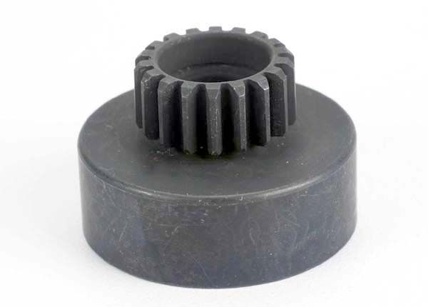 Traxxas Clutch bell, hardened steel (18-tooth) (32-pitch) (requires two 5x10mm ball bearings, part #4609) (N. Hawk/Buggy/Street)