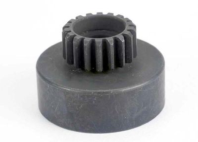 Traxxas Clutch bell, hardened steel (18-tooth) (32-pitch) (requires two 5x10mm ball bearings, part #4609) (N. Hawk/Buggy/Street)
