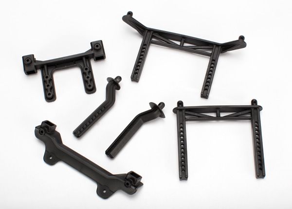 TRA3619, Traxxas Adjustable Front/Rear Body Mount Set (Monster Jam)