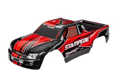 Traxxas Body, StampedeÔøΩ (also fits StampedeÔøΩ VXL), red (painted, decals applied)