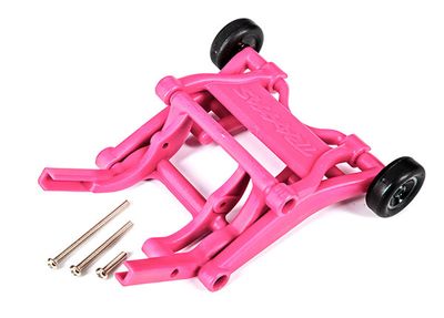 Traxxas Wheelie bar, assembled (pink) (fits Slash, StampedeÔøΩ, RustlerÔøΩ, Bandit series)
