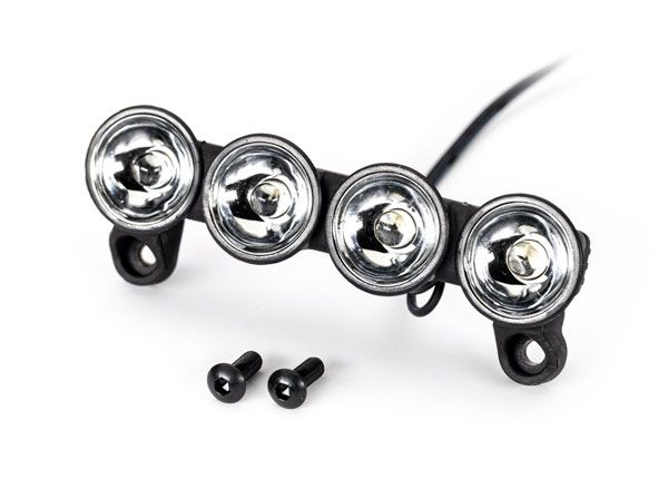 Traxxas LED light bar, front (assembled)/ 3x8 BCS (2)/ 2.5x8 BCS (2) (requires front bumper #5835X for 2WD SlashÔøΩ, #3635 for 2WD StampedeÔøΩ, #3630 for 2WD BigfootÔøΩ No. 1, #6835X for 4WD SlashÔøΩ,