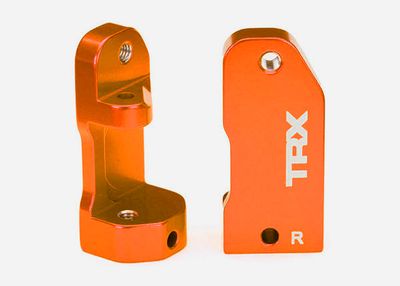 TRA3632T, Traxxas Aluminum 30¬∞ Caster Blocks (Orange) (2)