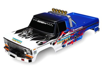 Traxxas Body, BigfootÔøΩ No. 1 Flame, Officially Licensed replica (painted, decals applied)