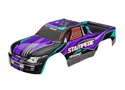 Traxxas Body, StampedeÔøΩ (also fits StampedeÔøΩ VXL), purple (painted, decals applied)