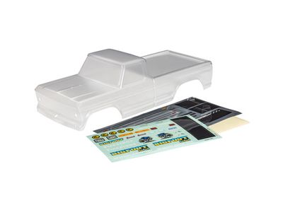 Traxxas Body, BigfootÔøΩ No. 1 (clear, requires painting)/ window masks/ decal sheet (requires #3747 body support for clipless mounting)