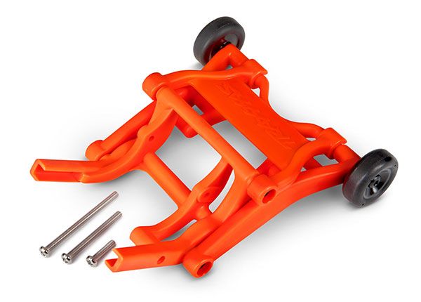 Traxxas Wheelie bar, assembled (orange) (fits SlashÔøΩ, StampedeÔøΩ, RustlerÔøΩ, BanditÔøΩ series)
