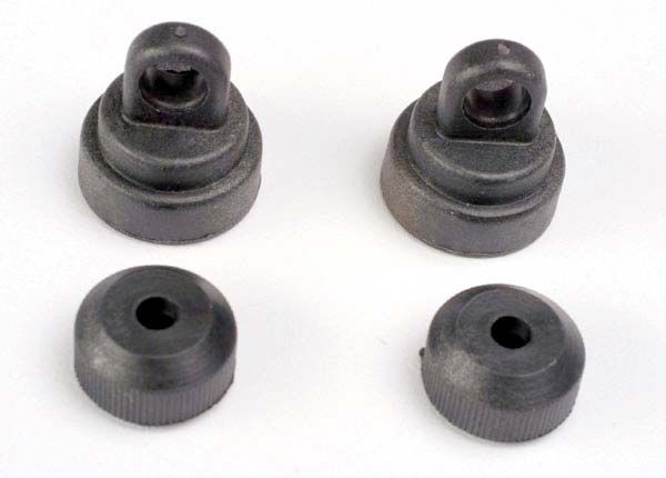 TRA3767, Traxxas Shock Caps &amp; Bottoms (2)