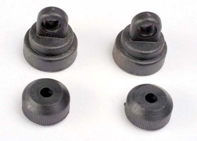 TRA3767, Traxxas Shock Caps &amp; Bottoms (2)