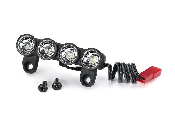 Traxxas LED light bar, front (assembled)/ 3x8 BCS (2)/ 2.5x8 BCS (2) (requires #3735 front bumper for 2WD RustlerÔøΩ or BanditÔøΩ)