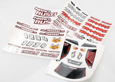 Traxxas Decal sheet, Nitro RustlerÔøΩ
