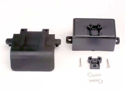 Traxxas Bumper (rear)/ battery box/ body clips (2)