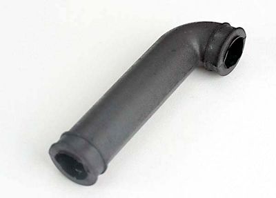 Traxxas Exhaust pipe, rubber (N. RustlerÔøΩ/Sport/4-TecÔøΩ) (side exhaust engines only)