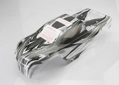 Traxxas Body, T-MaxxÔøΩ, ProGraphixÔøΩ (replacement for the T-MaxxÔøΩ 2.5 painted body. Graphics are printed, requires paint &amp; final color application)/ decal sheet