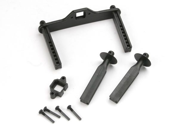 TRA4914R, Traxxas Body Mount Post Set (TMX 2.5R, 3.3)
