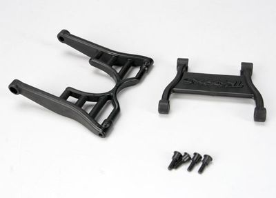 Traxxas Wheelie Bar arm (1)/ connector (1)/ 3x12 SS (hex drive) (4)